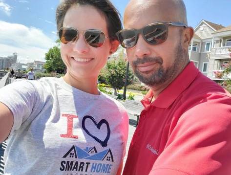 Matured couple taking selfie